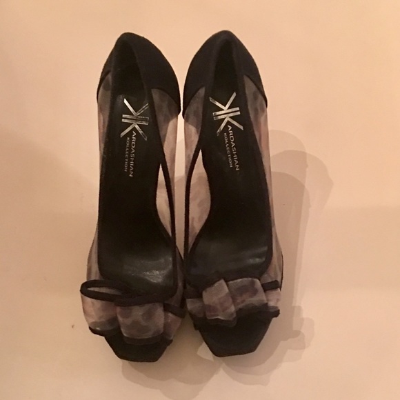 KARDASHIAN KOLLECTION Leopard Print Platform heels - Picture 2 of 8